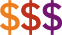Dollar signs Dollar signs