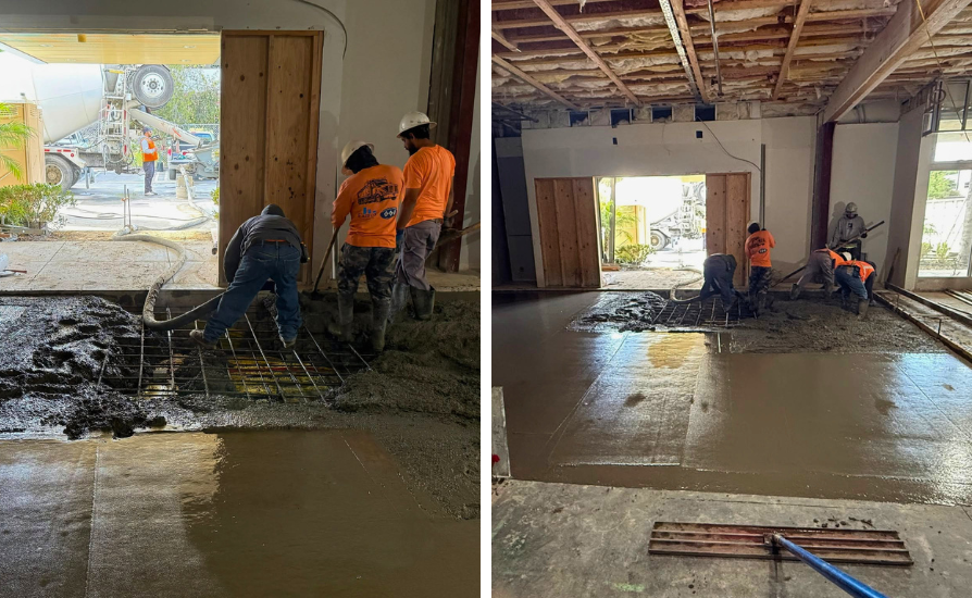 Construction photos of the cancer center July 2026