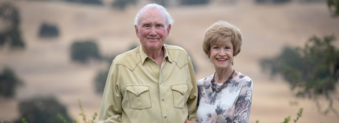 Stan and Barbara Clark at their ranch