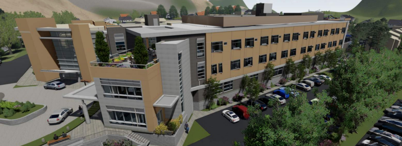 Rendering of the new Patient Care Tower at French Hospital