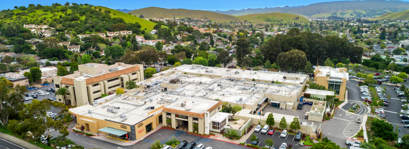 Aerial view of French Hospital Medical Center