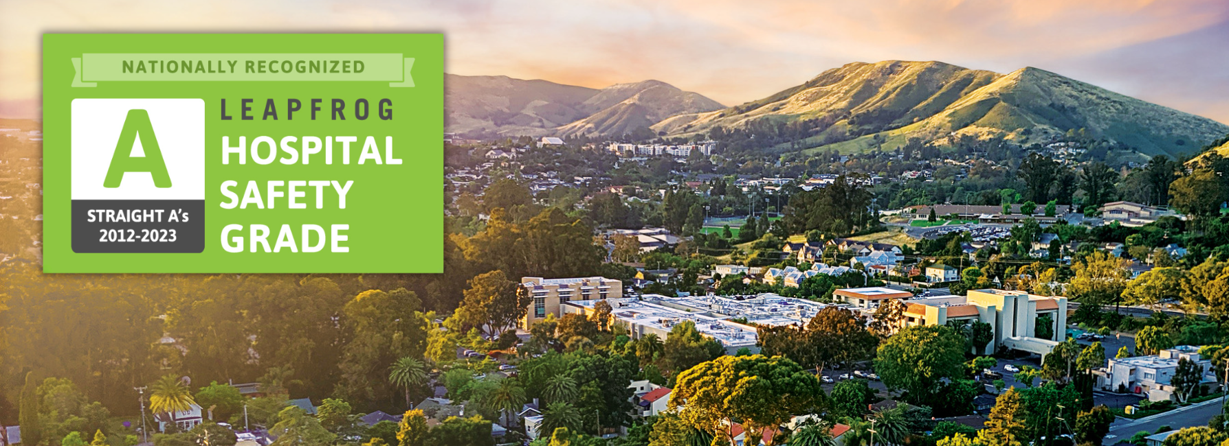 San Luis Obispo countryside with Leapfrog logo