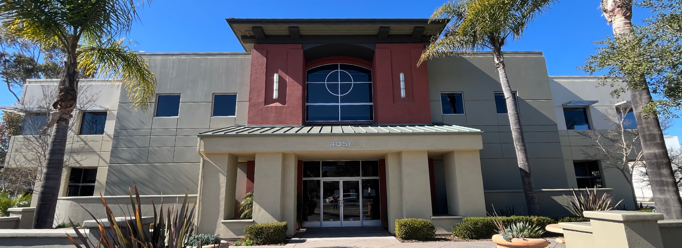 Image of a building - future location of the new comprehensive cancer center in San Luis Obispo