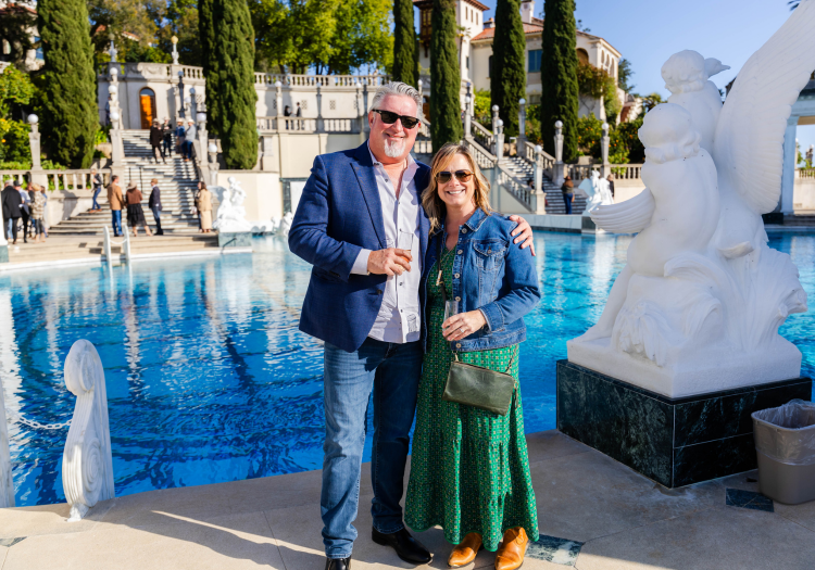 Share the Hope guests at the Hearst Castle Neptune Pool