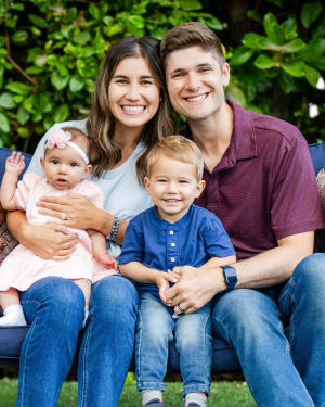 A portrait of the Schwaegerle Family