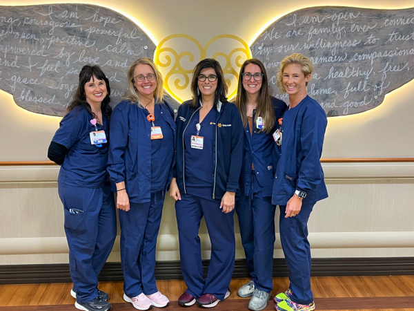 Team members of the Stollmeyer Family Birthing Center at French Hospital
