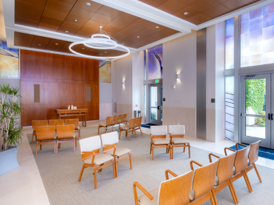 Interior of the Swanson Family Chapel