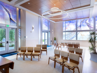 Interior of the Swanson Family Chapel